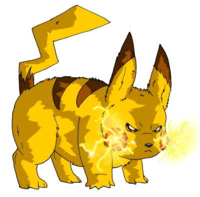 Angry Pikachu — Weasyl