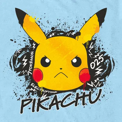 Men's Pokemon Angry Pikachu T-Shirt – Fifth Sun