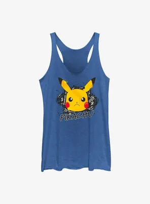 Boxlunch Pokemon Angry Pikachu Womens Tank Top | Hamilton Place