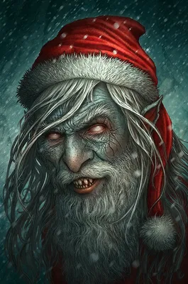Злой Санта Клаус в разгрузка и …» — создано в Шедевруме