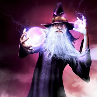 Злой волшебник, волшебник, изолированное волшебство, Стоковое Фото -  иллюстрации насчитывающей чудодей, зло: 151973630