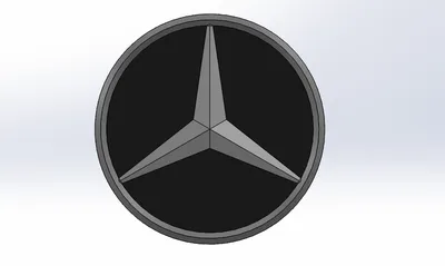 Значок Mercedes-benz B66953551 Silver-coloured/Black - характеристики и  описание на Мегамаркет