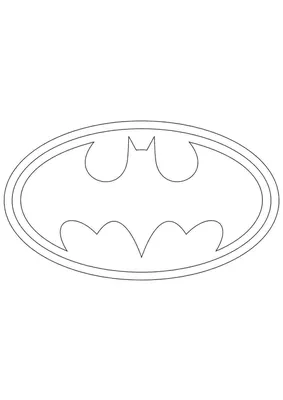 How to draw Batman Logo, Как нарисовать знак Бэтмена - YouTube