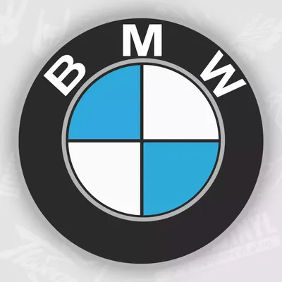 Наклейка на авто Значок бмв bmw эмблема логотип - купить по выгодным ценам  в интернет-магазине OZON (709382376)