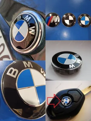 Автомобильный знак BMW (на КАПОТ) 82 мм (черный). Пластик. (ID#86733289),  цена:  руб., купить на 