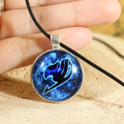 Кулон Хвост Феи Знак Гильдии Синий Fairy Tail — Купить на  ᐉ Удобная  Доставка (1493974024)