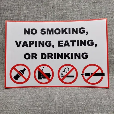 no smoking - знак Не курить !