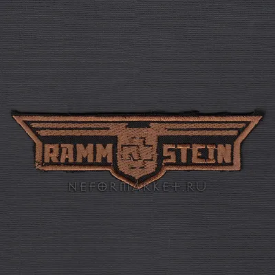 Купить Нашивка Rammstein. НШВ187 в магазине рок атрибутики Neformarket