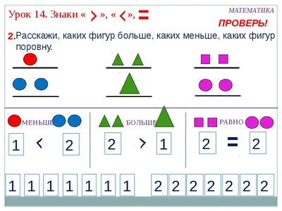 Больше меньше или равно