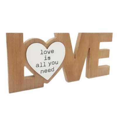 Деревянный знак любви для стола, деревянный декор для слов, буквы любви,  знак для семьи, камин, декоративные подарки для | AliExpress