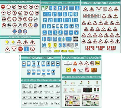 ПДД для детей дошкольного возраста и начальной школы (комплект игровых  карточек, знаки дорожного движения на картинках, правила в стихах)