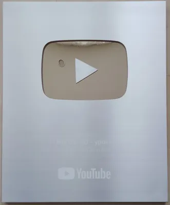 как нарисовать золотую кнопку ютуба - YouTube