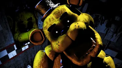 Самодельный золотой Фредди из FNAF / Golden Freddy FNAF - YouTube