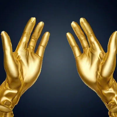 Статуэтка Ника "За золотые руки"
