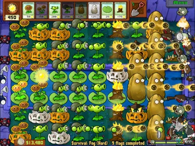 Растения против Зомби / Plants vs. Zombies - «Игра которая Зомбирует  детей... Ну и меня... Пришлось пройти полностью, чтобы отлипнуть... » |  отзывы