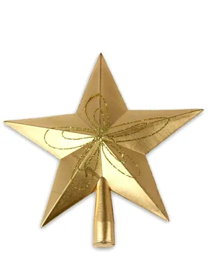 Верхушка на елку "Звезда" Серебряная 19057-PB - Браво