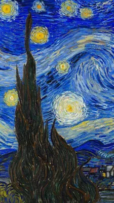 Репродукция картины Ван Гог — Звездная ночь над Роной. | Рамер - галерея,  багетная мастерcкая.