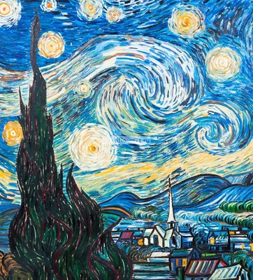 5 фактов о шедевре Винсента Ван Гога «Звездная ночь». Вы точно удивитесь |  РБК Life