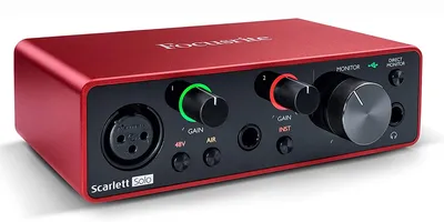 Focusrite Scarlett Solo 3rd Gen звуковая карта купить в Минске